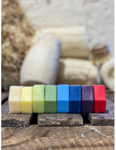 The rainbow soap bar